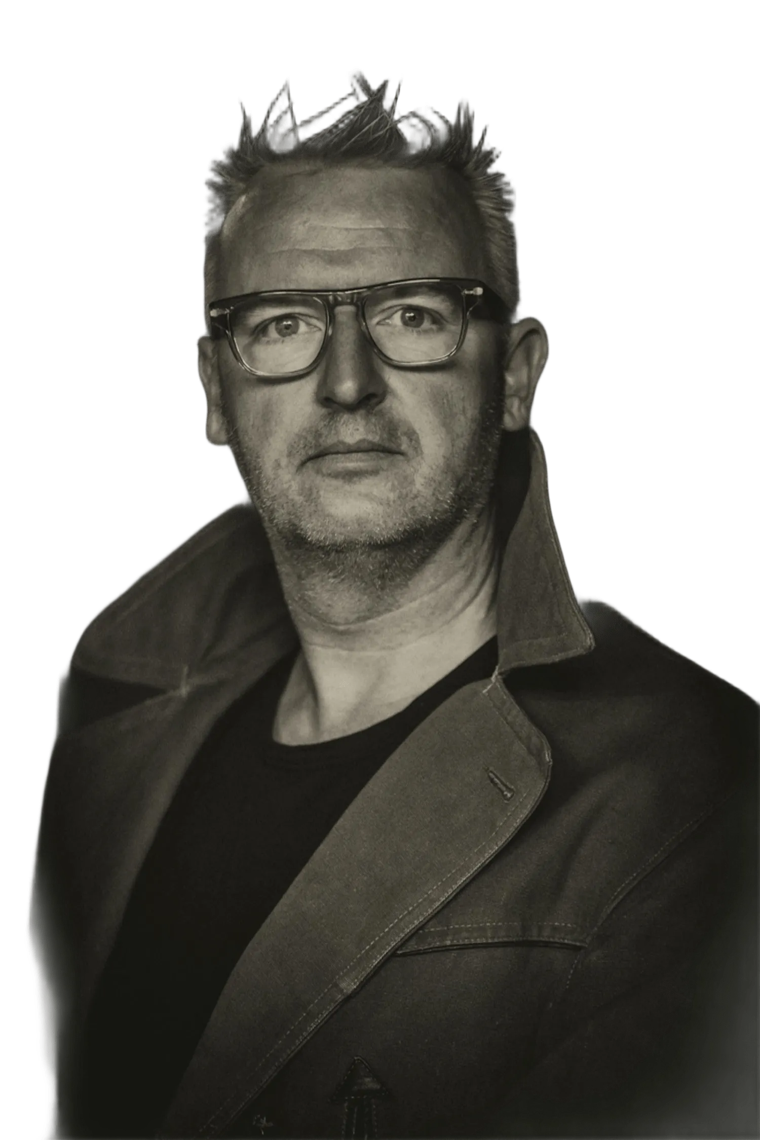 Portret van Ronald A. Westerhuis in zijn atelier